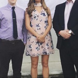 Floral shift dress, size small